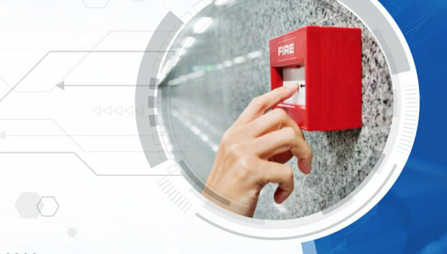 جهاز إنذار حريق يدوي