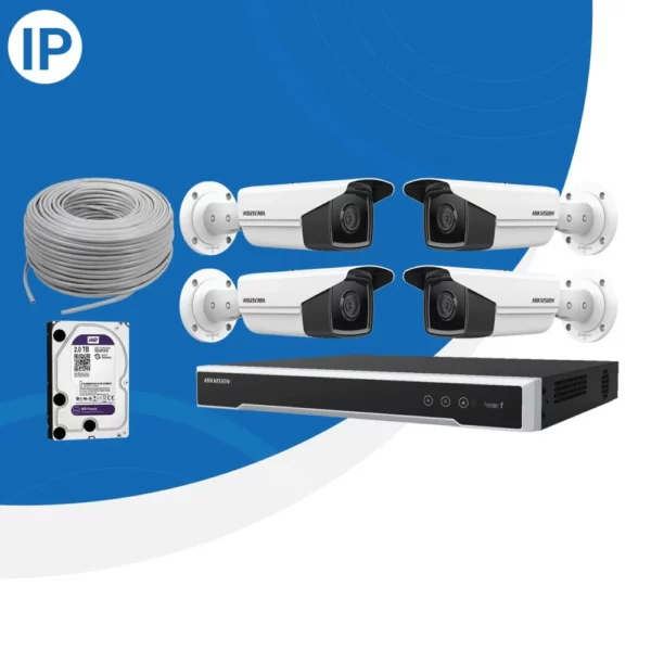 Pcg 4 external IP cameras